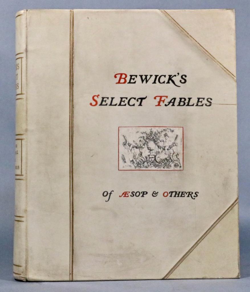 1879 Bewick S Select Fables Of Aesop Limited Edition 3 100 Vellum 11 X9 4to Ebay