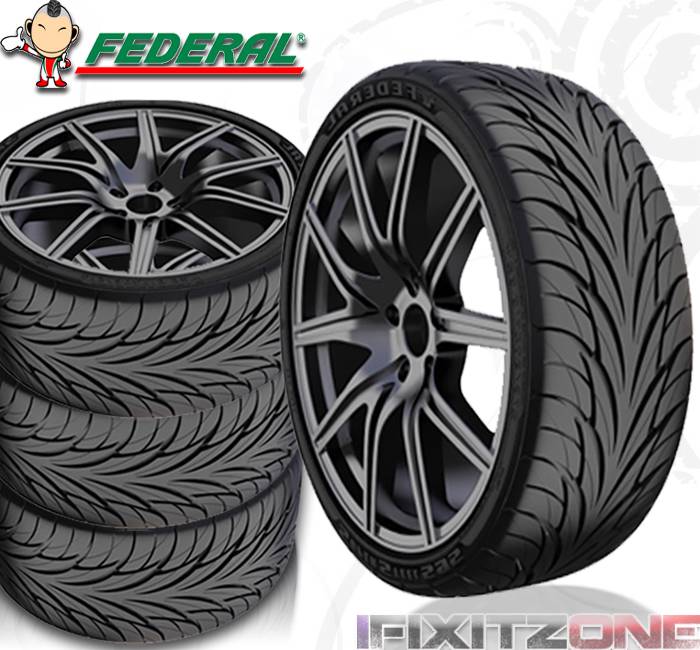 4 Federal SS-595 Tires 245/45R17 95V UHP All Season 245/45/17 2454517 ...