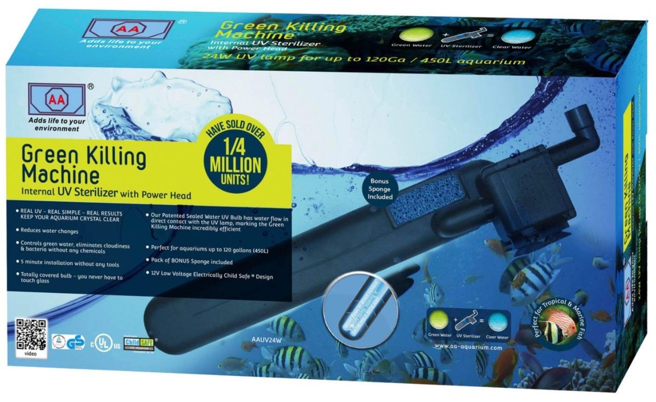 AA-Aquarium-Green-Killing-Machine-UV-Sterilizer-System-with-Power-Head-24-Watts