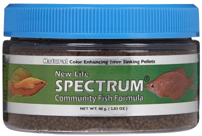new life spectrum community formula 1mm sinking pellet fish food