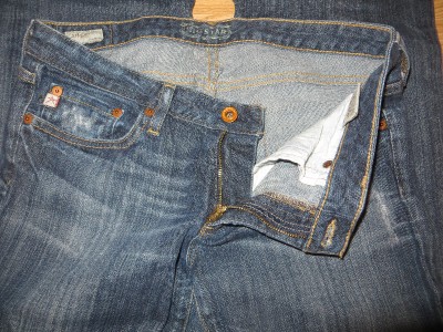 big star vintage denim jeans womens sweet low rise bott cut size