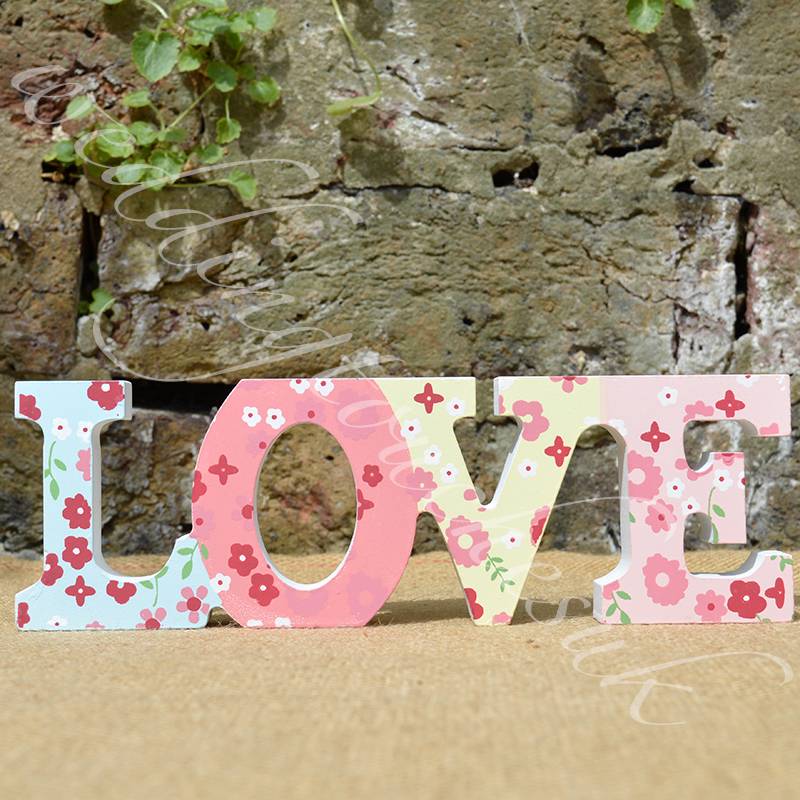 New Wooden Free Standing Love Letters Words Home Decoration New Wooden Free Standing Love Letters Words