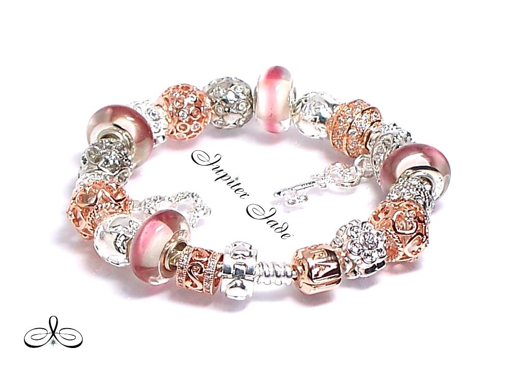 pandora bracelet rose gold ebay pandora bracelet rose gold ebay