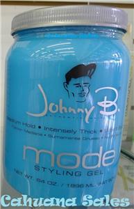 Johnny B Mode Styling Hair Gel 64 oz MODE Non Alcohol NEW ...