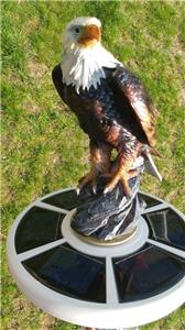 Flagpole Eagle on Display Topper Finial Ball Hand Painted USA Realistic Lifelike