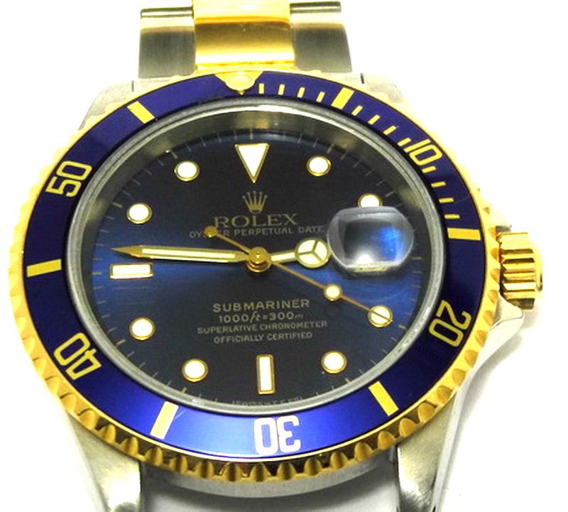 Rolex Submariner bicolor Edelstahl 18 Kt Gold Ref 16613 blau E Serie aus 1991 eBay Rolex Submariner bicolor Edelstahl 18 Kt Gold Ref 16613 blau E Serie aus 1991 eBay