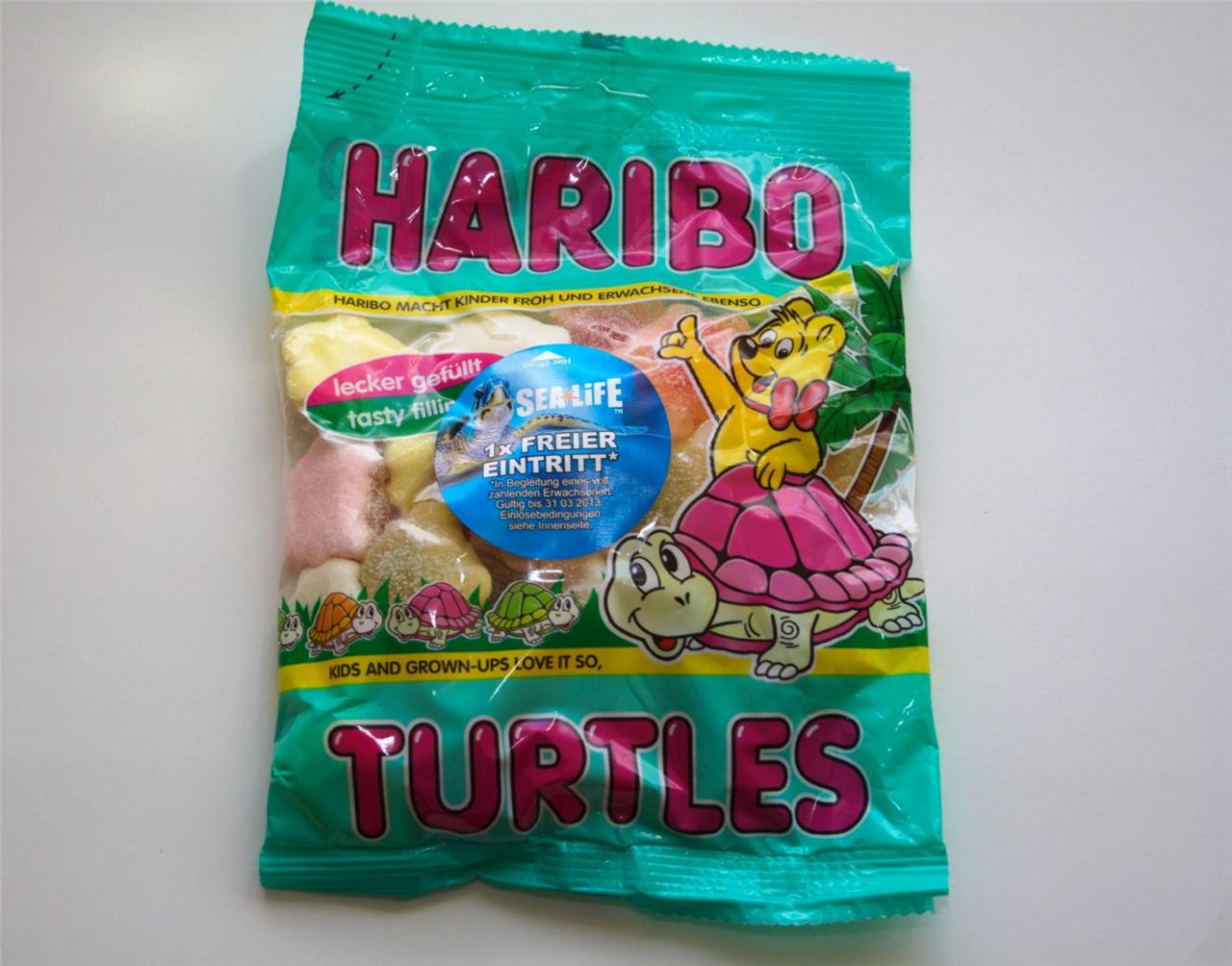 HARIBO Turtles, Pandas & Chamallows Soft-Kiss gummy candy *original ...