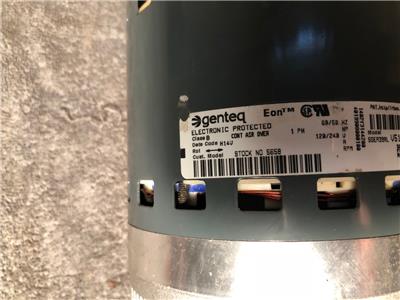 Genteq Eon 5SEA39RLV5146 Programmable Blower Motor 1HP 120 ... genteq eon wiring 