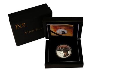 Viktor Tsoi 1 Oz Silver Coin Victor Tsoy Niue 2010 $2 Famous Russian Singers