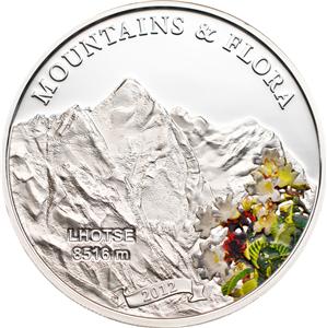 Palau 2012 $5 Mountains /& Flora 2012 Chimborazzo Ecuador 20g Silver Proof Coin