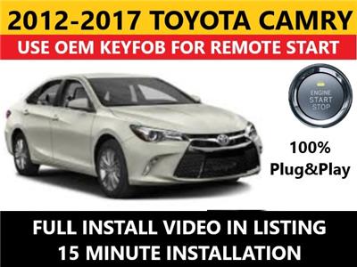 2017 toyota camry remote start