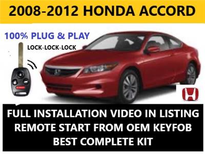 2008 honda accord remote start