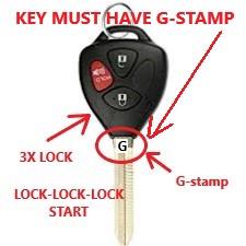 TOYOTA G-KEY