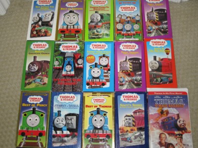 Huge Lot 15 Thomas the tank engine & Friends train vhs Percy Thomas ...