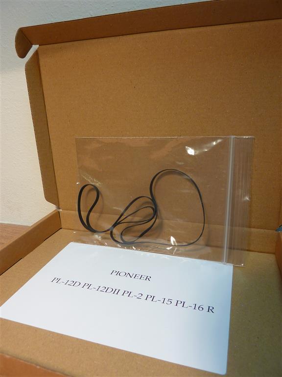 Turntable drive belt for Pioneer Pl-12D