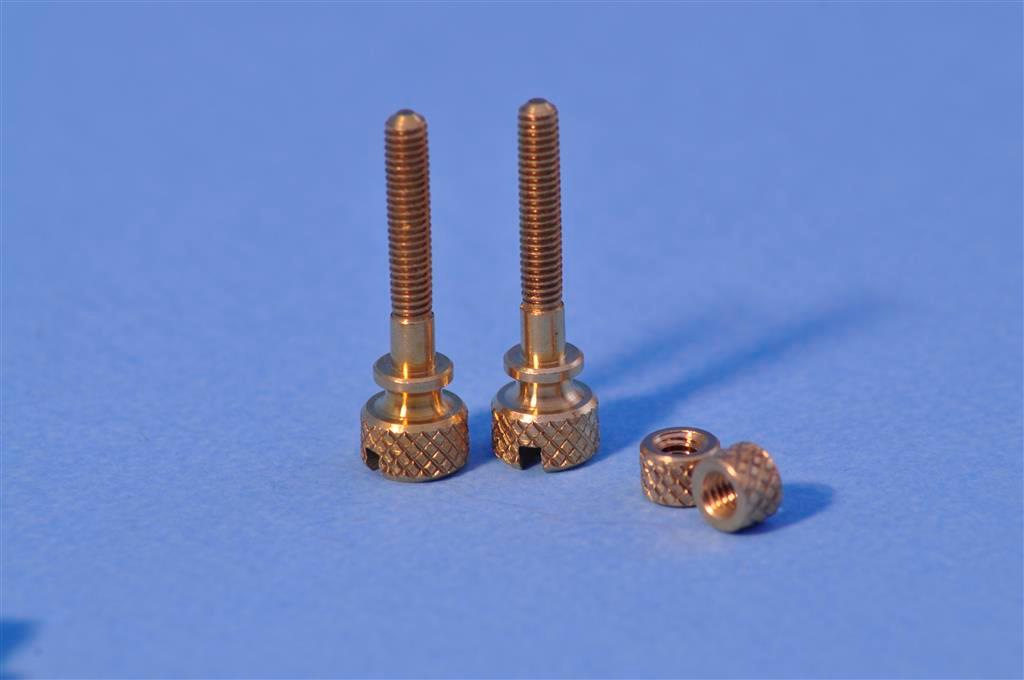HiEnd Brass Thumb Screws & Nuts Phono Cartridge Headshell Mounting