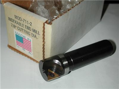 NOS USA AMERICAN SUN 1-3//4/" 45 Deg Chamfer Face Mill 3//4 Shk 750-1A M7D