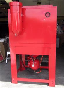 blast cabinet pressure extractor dust single sand
