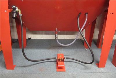 Sand Blast Cabinet Foot Pedal Conversion Kit No 2