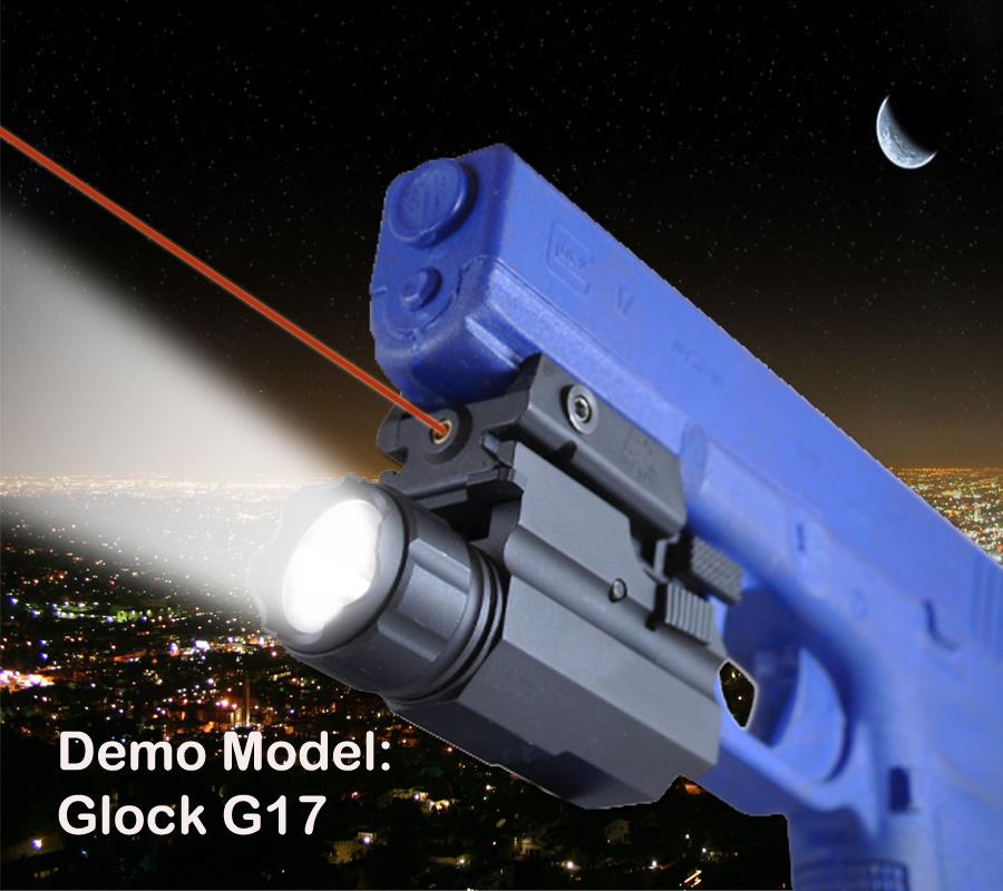 Laser Sight Tactical Flashlight Combo for Glock G17 G20 G21 G22 G31