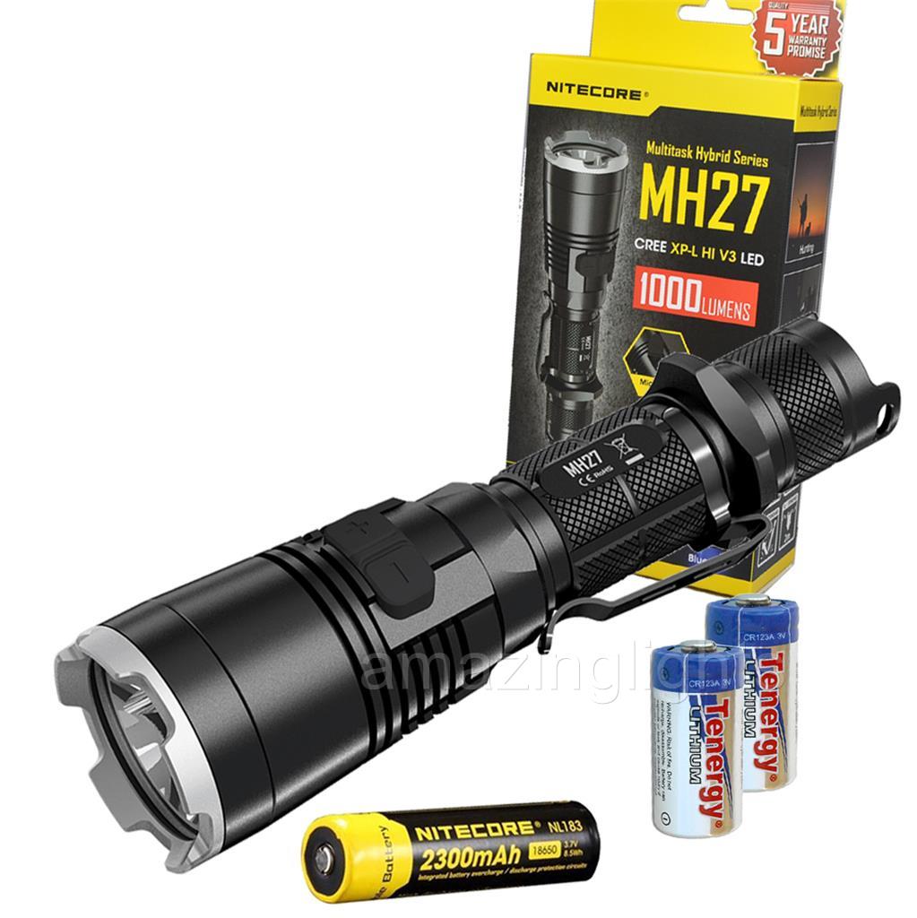 Nitecore MULTITASK Hybrid mh27uv con XP-l Hi v3 LED recargable
