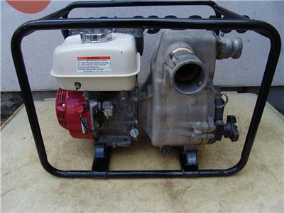 trash tsurumi pump honda motor works inch water
