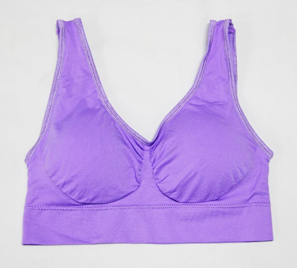 One Genuine Genie Bra Comfort Support Seamless Shapewear Purple | eBay