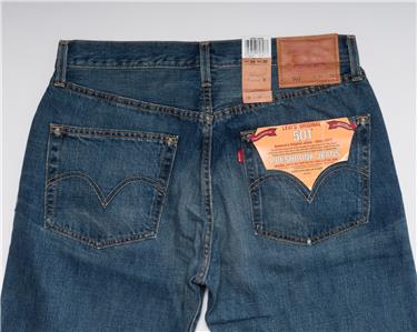 Levi's Capital E Jeans $158 Dead Stock 1993 501 Selvedge 34X30