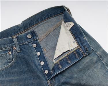 Levi's Vintage Clothing LVC 501 1966 Selvedge Denim Blue Jeans Big