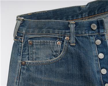 Levi's Vintage Clothing LVC 501 1966 Selvedge Denim Blue Jeans Big
