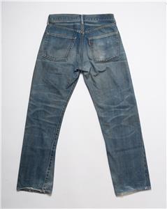 日本製 LVC LEVI'S - 501 66 BIG E 1971 MODEL Levi's 501 66 early 70s original 501XX501 Big E [Used poor
