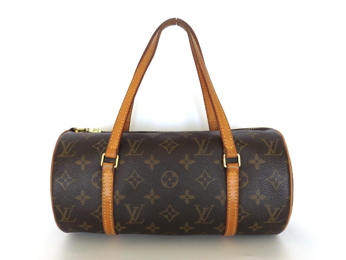 Authentic LOUIS VUITTON Monogram Canvas Leather Papillon 26 Handbag Bag | eBay