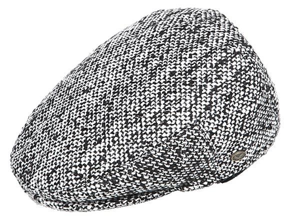 Cappello berretto edera aderente in feltro di lana a spina di pesce - Foto 2 di 3