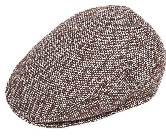 Cappello berretto edera aderente in feltro di lana a spina di pesce - Foto 3 di 3
