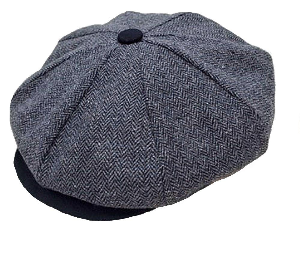 Herringbone Applejack Newsboy Cabbie Big Apple Tweed Ivy Golf Hat Cap Made n USA eBay
