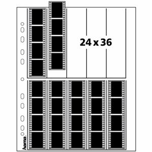 Hama Negativos Mangas de papel 10 Tiras 4 negativos 24x36mm Pack 25 vertical