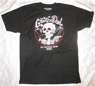 Grateful Dead On The Road Again T-Shirt Men's Medium M New