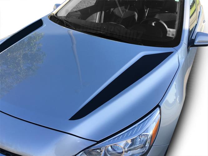Cowl Hood Spears Stripes Vinyl Graphic Decals V1 For 2013