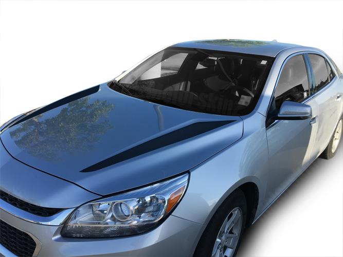 Cowl Hood Spears Stripes Vinyl Graphic Decals V1 For 2013