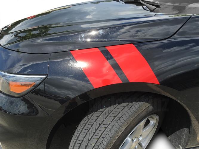 Fender Racing Hash Stripes Vinyl Decals For 2016 2017 2018