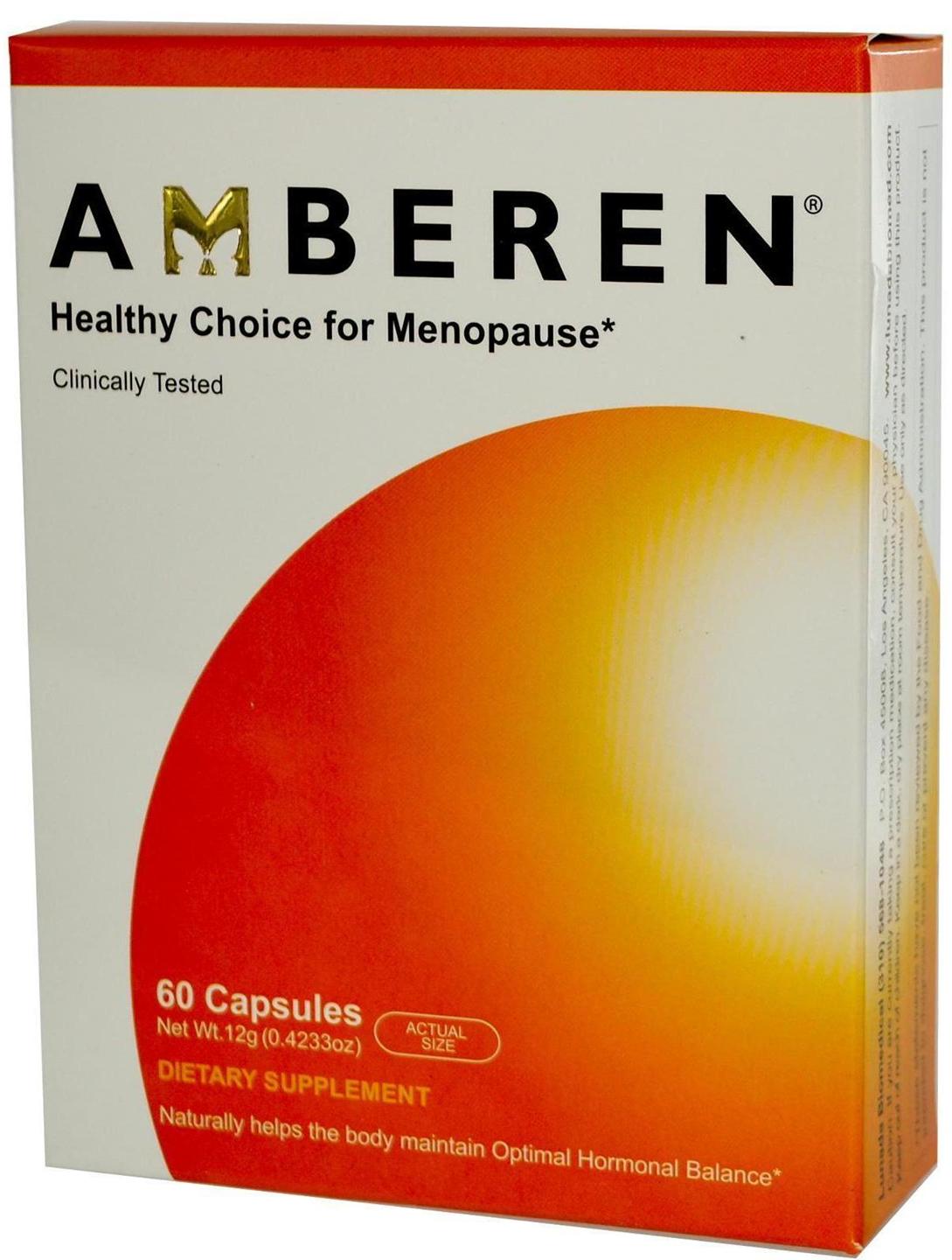 AMBEREN 60 Capsules HEALTHY CHOICE FOR MENOPAUSE Clinically