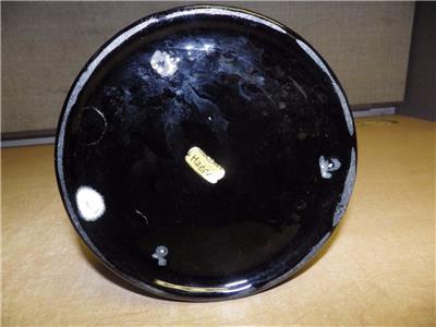 vintage antique royal haeger pottery black lava handled pitcher