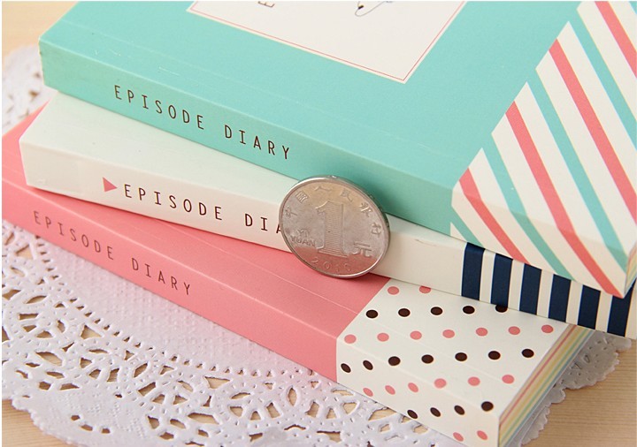"Episode" 1pc Journal Diary Cute Pocket Planner Blank Paper Notebook