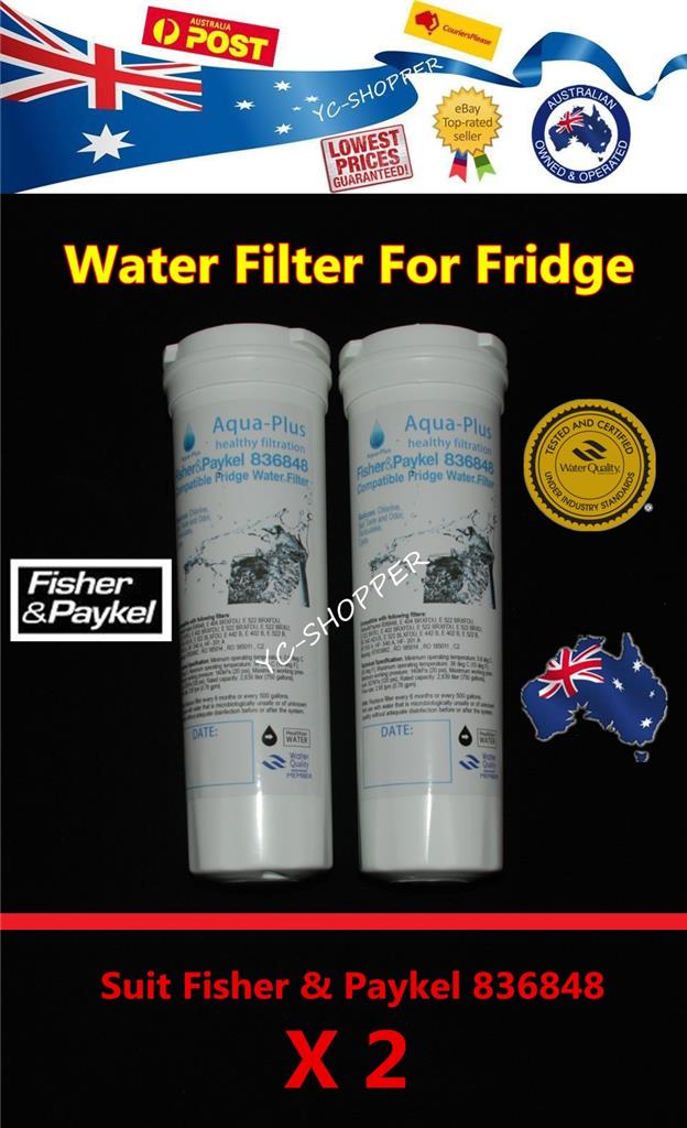 2 X Fisher Paykel Replacement Fridge Water Filter 836848 eBay