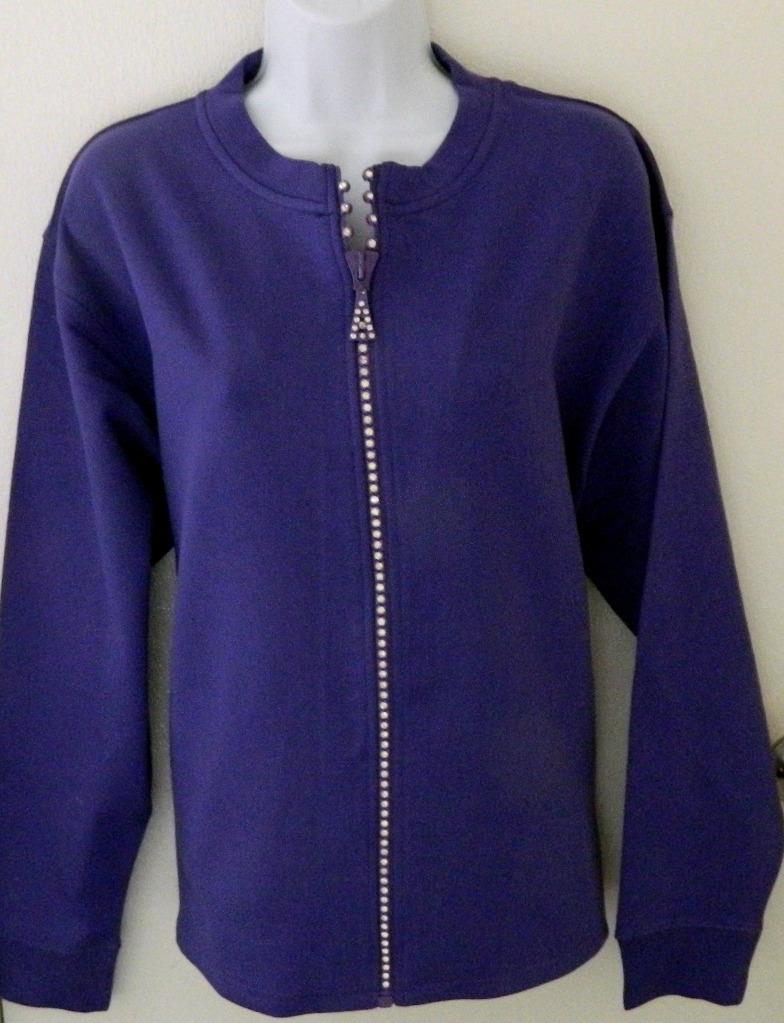 Cardigan donna con cerniera in cristallo "NUOVO" (senza colletto) - Foto 2 di 4