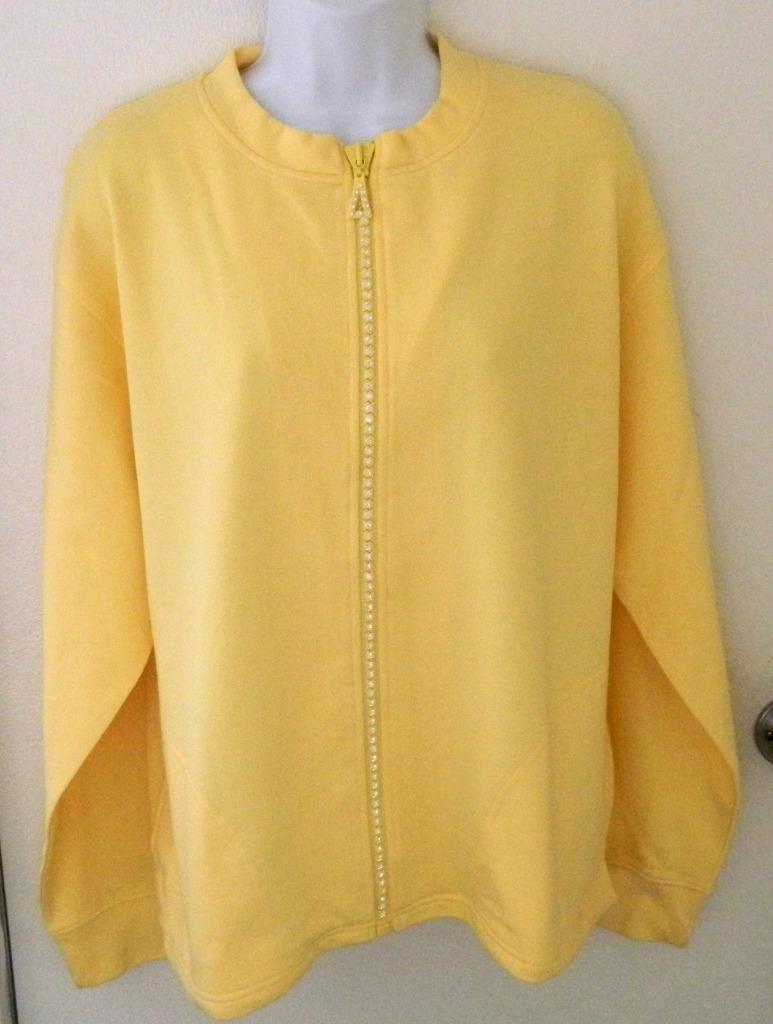 Cardigan donna con cerniera in cristallo "NUOVO" (senza colletto) - Foto 4 di 4