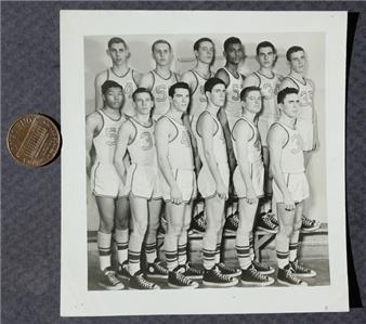 1950-60s Era FANTASTIC INTEGRATED Indiana High School basketball