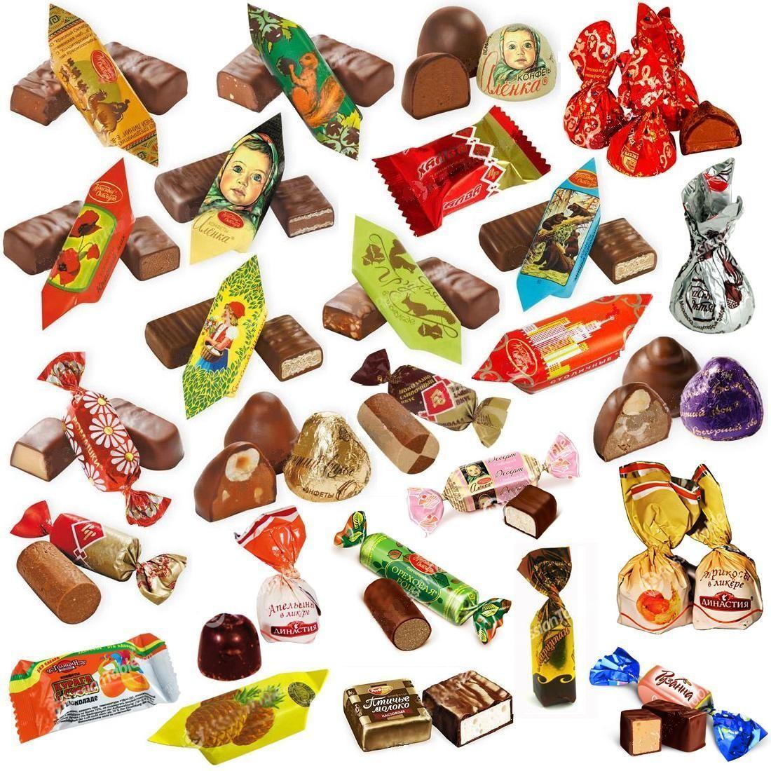 assorted imported chocolates