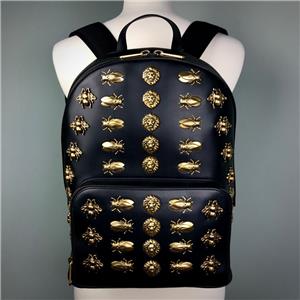 gucci backpack gold bees