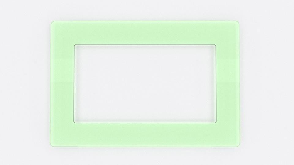 Double Light Switch Socket Coloured Acrylic Surround